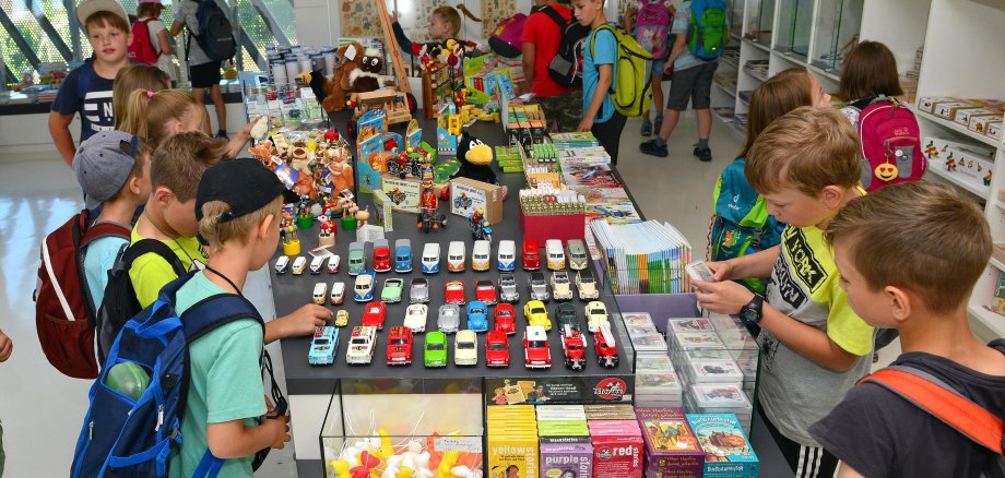 Der Museumsshop bietet allerhand