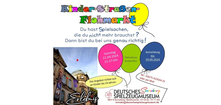 Kinder-Straßen-Flohmarkt am 21.09.2024